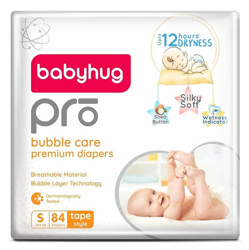 Babyhug Pro Bubble Care Premium Tape Style Diapers